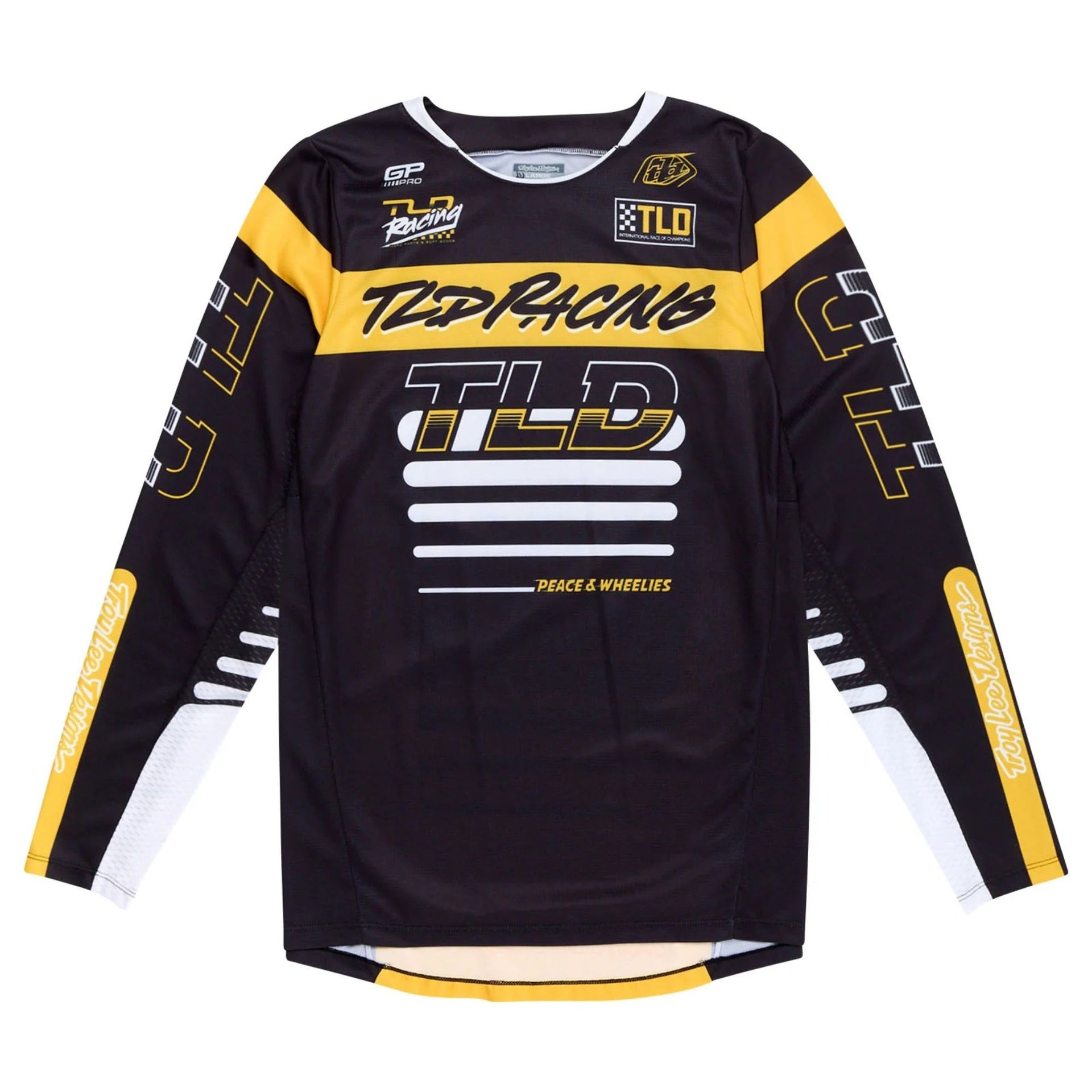 Jersey Troy Lee Designs Gp Pro Fifty-50 Black / Gold